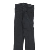 LEVI'S Womens Black Slim Skinny Denim Dark W24 L28 Stretch Cotton Blend Jeans