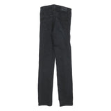 LEVI'S Womens Black Slim Skinny Denim Dark W24 L28 Stretch Cotton Blend Jeans