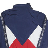 ELLESSE Womens Navy Blue White & Red Track Jacket S Polyester Blend Zip Logo