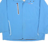 BJORN SON Mens Blue Zip Up Jacket 3XL Polyester Blend Outdoor Classic Casual