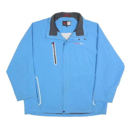 BJORN SON Mens Blue Zip Up Jacket 3XL Polyester Blend Outdoor Classic Casual
