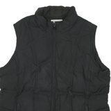 PENDLETON Mens Black Jacket L Polyester Blend Plain Zip Sleeveless Outdoor Warm