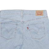 LEVI'S Womens Denim Light Blue Casual Shorts M W29 Summer Roll Hem