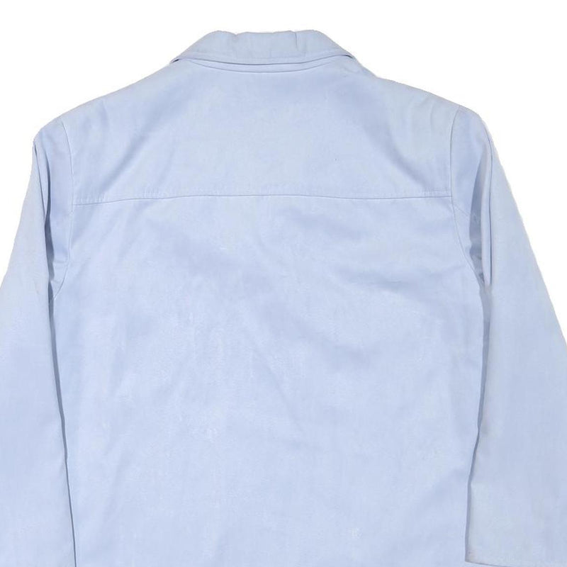 LE TEMPS D'HARVEY Womens Pale Blue Button Jacket L Polyester Blend Tailored