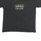 ADIDAS Womens Black Graphic T-Shirt XL Short Sleeve Crew Neck Cotton Casual
