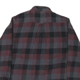 ORVIS Mens Red & Grey Check Shirt M Cotton Blend Long Sleeve Casual