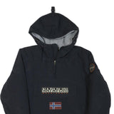 PATAGONIA Mens Black Zip Hooded Jacket L Polyester Blend Outdoor Casual