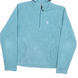 THE NORTH FACE Womens Blue Plain Hoodie Pullover Polyester Blend M Outdoor