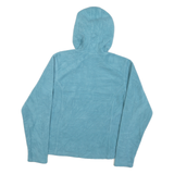 THE NORTH FACE Womens Blue Plain Hoodie Pullover Polyester Blend M Outdoor