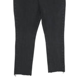 LEVI'S 311 Shaping Skinny Womens Jeans Black Slim Skinny Denim W34 L26 Raw Hem