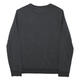 HUGO Mens Grey Crew Neck S Sweatshirt Cotton Blend Pullover Casual