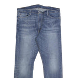 LEVI'S 513 Mens Slim Jeans Blue Denim W38 L30 Classic Fit Zip Closure