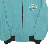 ROYAL PACIFIC Mens Blue Plain Bomber M Zip Jacket Casual Lightweight