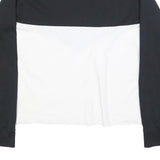 NIKE Womens Black & White Logo Graphic Long Sleeve Crew Neck T-Shirt XL