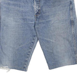 WRANGLER Mens Denim Blue Casual Shorts L W36 Classic Cotton Blend Comfortable