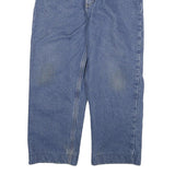 CARHARTT Mens Jeans Blue Relaxed Straight Denim Medium W34 L27 Workwear