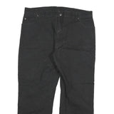 DICKIES Mens Cotton Blend Black Regular Straight Trousers W38 L28 Workwear