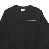 CHAMPION REVERSE WEAVE Mens Black Crew Neck S Classic Cotton Blend Sweatshirt