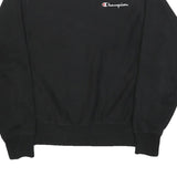 CHAMPION REVERSE WEAVE Mens Black Crew Neck S Classic Cotton Blend Sweatshirt