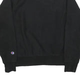 CHAMPION REVERSE WEAVE Mens Black Crew Neck S Classic Cotton Blend Sweatshirt