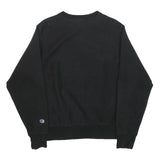 CHAMPION REVERSE WEAVE Mens Black Crew Neck S Classic Cotton Blend Sweatshirt