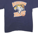 JERZEES Mens Navy Blue Auburn Tigers Graphic T-Shirt L Short Sleeve Crew Neck