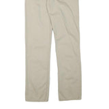 LEVI'S Mens Slim Beige Cotton Blend Trousers W29 L32 Zip Classic Straight Fit