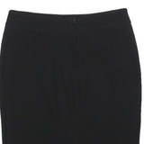 ARMANI COLLEZIONI Womens Black Pencil Knee Length Silk Skirt M Elegant Workwear