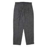 S.W.J Mens Cotton Blend Grey Regular Fit Straight Leg Trousers W32 L29 Classic