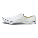 CONVERSE Chuck Taylor All Star Womens Low Top Trainers White Cotton Blend UK 6.5