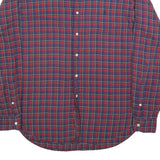 RALPH LAUREN Mens Red & Green Check Shirt L Classic Fit Cotton Casual