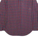 RALPH LAUREN Mens Red & Green Check Shirt L Classic Fit Cotton Casual