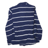 ZARA Womens Blue & White Striped Shirt Long Sleeve Collared M Button Up