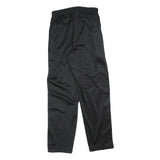 REEBOK Mens Joggers Black & Red Slim Tapered S W26 L30 Track Pants Sportswear