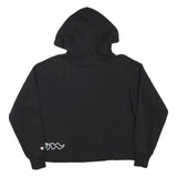 CHAMPION Womens Black Hoodie S Cotton Blend Pullover Casual Sweatshirt