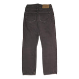 LEVI'S 501 Mens Jeans Black Regular Straight Denim W30 L29 Classic Button Fly