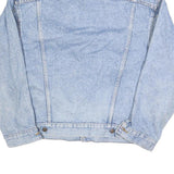 LEVI'S Mens Blue Denim Button Jacket M Cotton Blend Classic Casual Lightweight