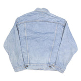 LEVI'S Mens Blue Denim Button Jacket M Cotton Blend Classic Casual Lightweight