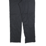 DICKIES Mens Cotton Blend Black Regular Straight Trousers W38 L34 Workwear Zip
