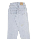 LEVI'S 961 Womens Jeans Light Blue Slim Straight Denim W28 L30 Classic Button
