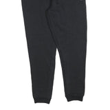REEBOK Mens Joggers Black M W30 L28 Cotton Blend Slim Tapered Fit Elastic Waist