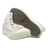 CONVERSE Chuck Taylor All Star Womens High Top Trainers White Canvas UK 3.5