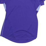 NEW BALANCE Womens Purple & Light Purple Modern T-Shirt S Short Sleeve Crew Neck