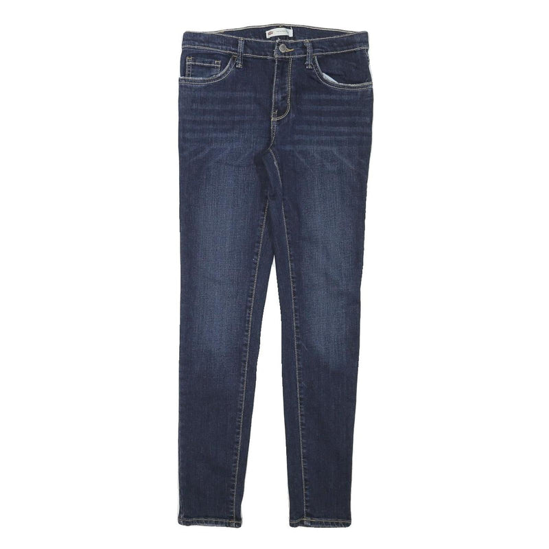 LEVI'S 710 Girls Jeans Blue Slim Skinny Denim W26 L27 Stretch Cotton Blend