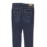LEVI'S 710 Girls Jeans Blue Slim Skinny Denim W26 L27 Stretch Cotton Blend