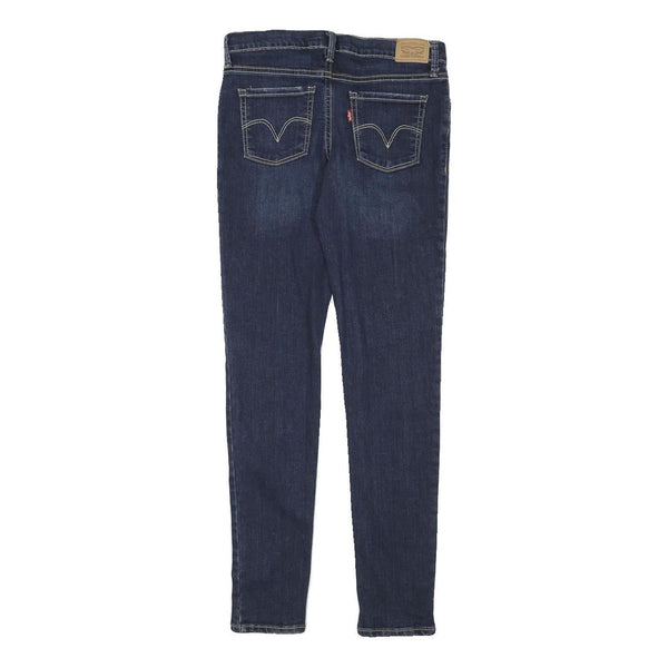 LEVI'S 710 Girls Jeans Blue Slim Skinny Denim W26 L27 Stretch Cotton Blend