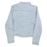 CALVIN KLEIN JEANS Womens Blue Light Denim Jacket XL Cotton Plain Button Closure