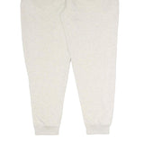 DESIGN BY M-17 Womens Joggers Cream L W36 L29 Cotton Blend Regular Tapered Fit