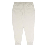 DESIGN BY M-17 Womens Joggers Cream L W36 L29 Cotton Blend Regular Tapered Fit