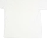 STAFFORD Mens White Plain Cotton T-Shirt 2XL Short Sleeve V-Neck Casual Basic
